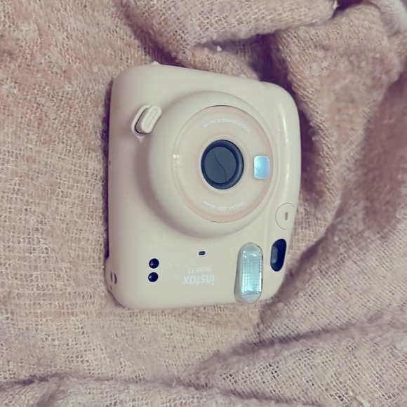 Pink Polaroid camera instead mini 11